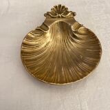 Brass ashtray in the shape of a shell