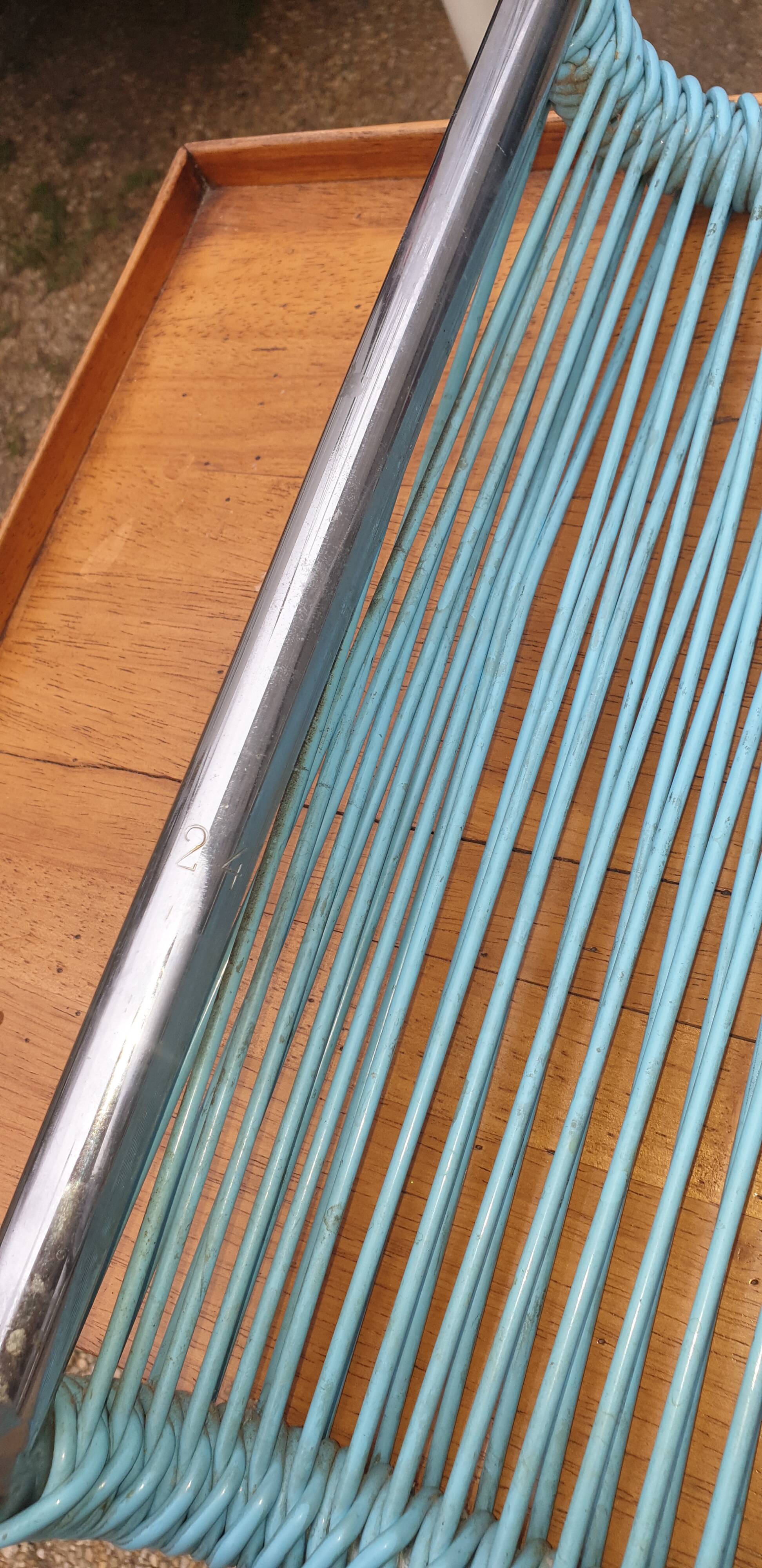 Scoubidou chair seventies