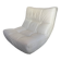 White leather armchair Château d’Ax – vintage design