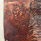 Serge Helias (1923-2007), relief engraving - artist's proof signed 1970