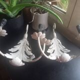 Lot de 2 appliques Coquecigrues en métal patiné