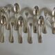 Modernist silver-plated cutlery 6 + 6 + 6