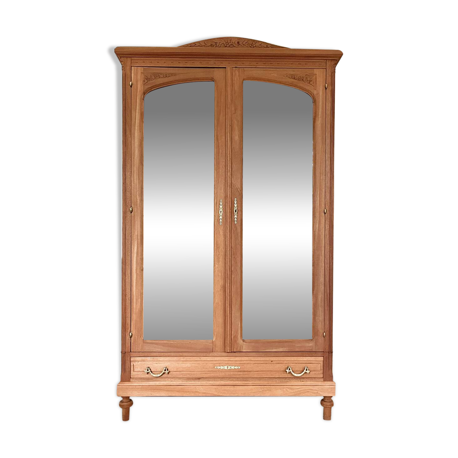 Fully restored mahogany wardrobe