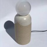Ceramic stoneware lamp light fixture