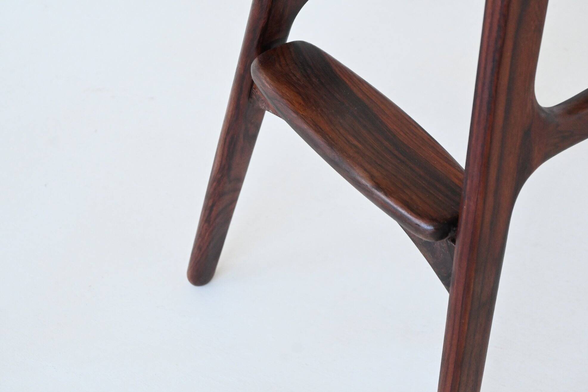 Erik Buch 'OD61' Bar Stools in rosewood Odense Mobler