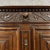 Louis XIII period carved sideboard in solid walnut circa 1680
