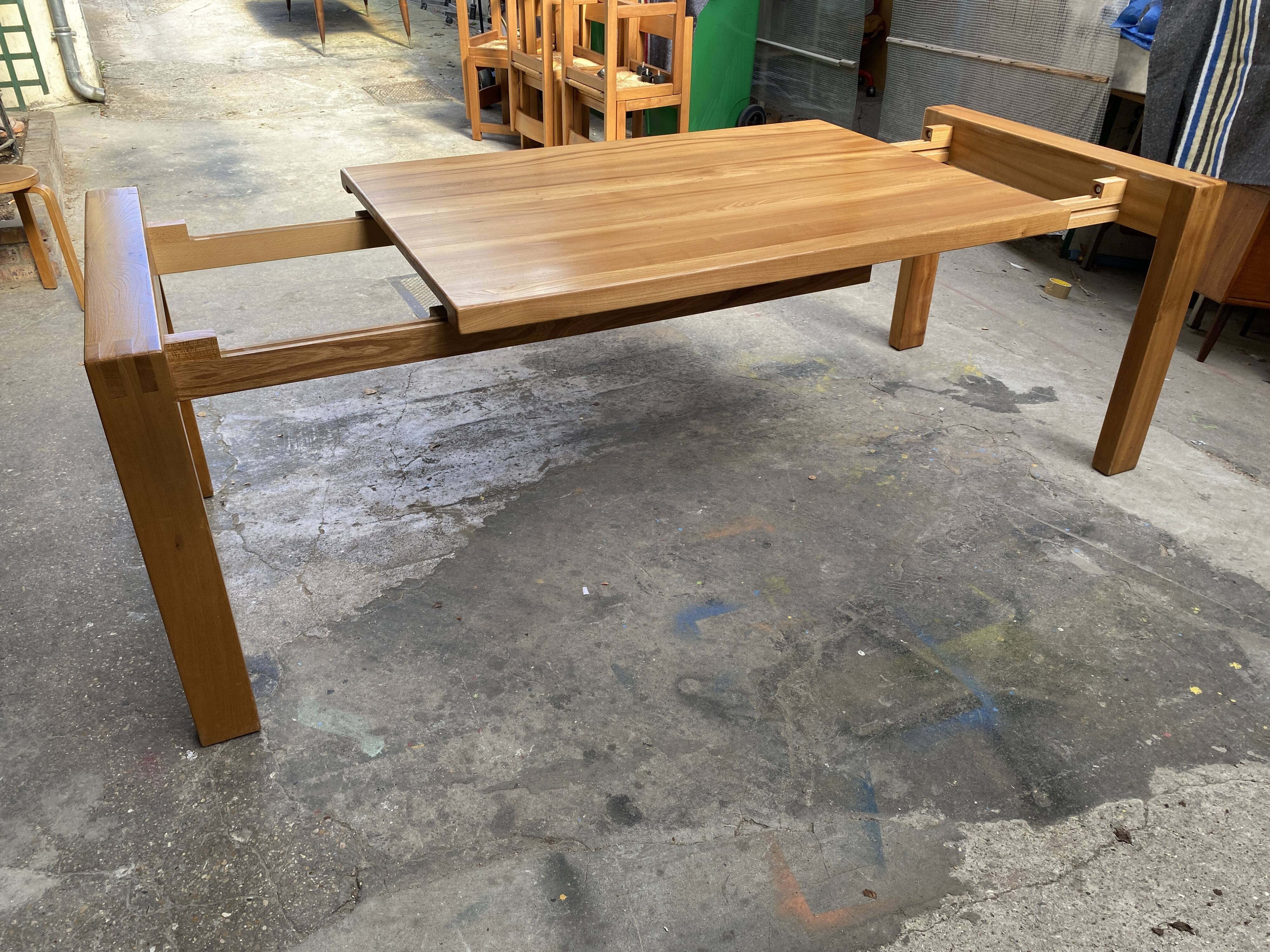 Elm dining table