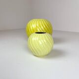 Rare pair of mid-century modern vases by Gunnar Nylund, Rörstrand, Sweden, 1940s.