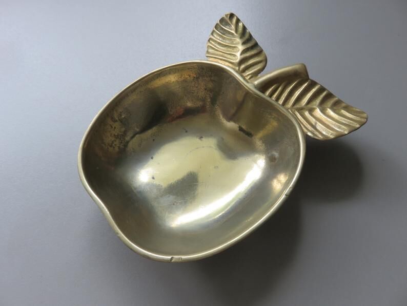 Brass "apple" ashtray 60 70 years