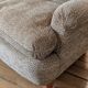 Pair of brown chenille velvet lounge chairs