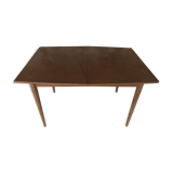 Scandinavian extension teak stretch table in butterfly ephardt by Meredew circa 60's