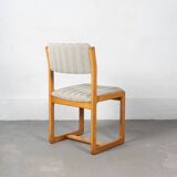 Set of 2 Beech Chairs by Guilleumas, Spain