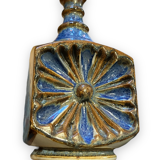 Tonala ken edwards bottle made of polychrome ceramic