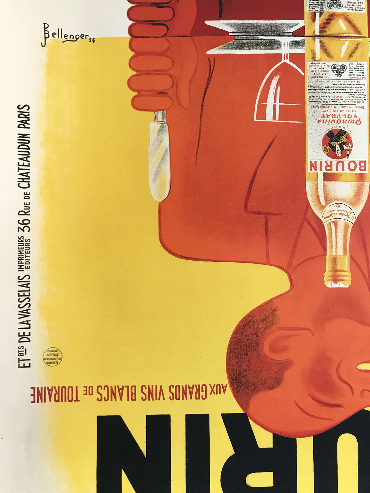 Affiche originale Quinquina Bourin par les frères Bellanger