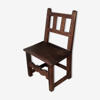Chaise rustique en bois