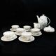 Joanna coffee set, modernism, porcelain, Poland, 1970s