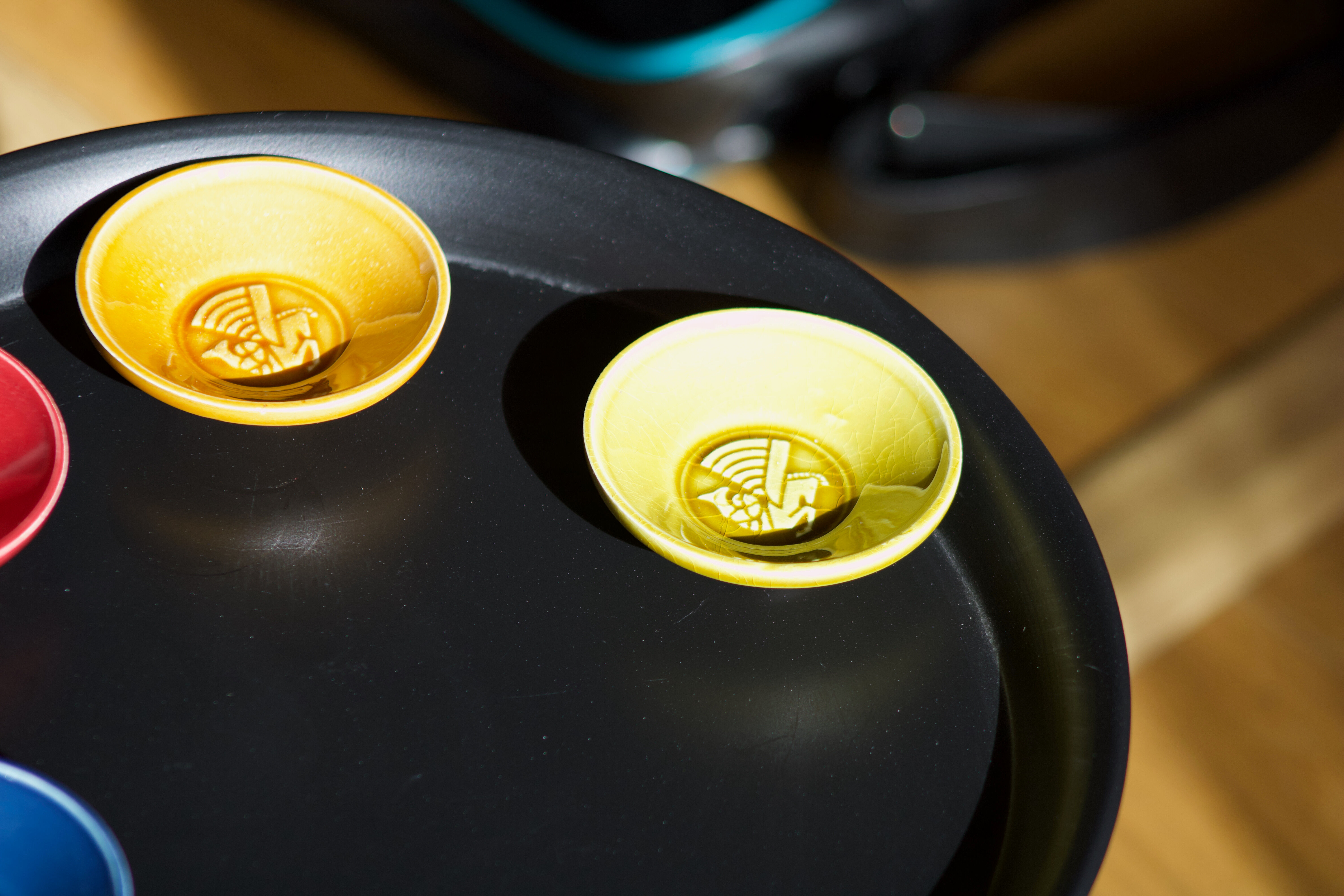 Air France : Old ashtrays / pocket drains / advertising cups in porcelain 1950's