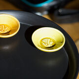 Air France : Old ashtrays / pocket drains / advertising cups in porcelain 1950's