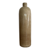 Beige stoneware bottle vase