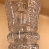 Vintage vase cut into facets of the 30s