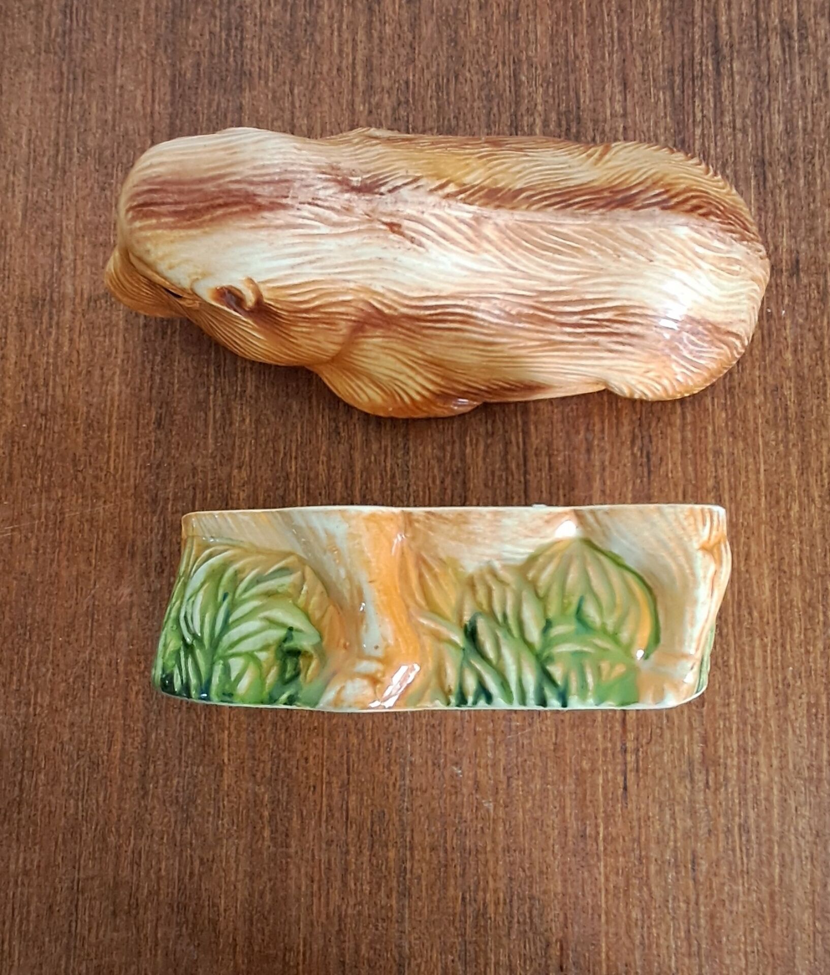 Terrine in Barbotine Michel Caugant. Boar shape.