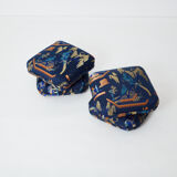 Pair of poufs