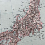 1891 - Map of the Empire of Japan and Korea