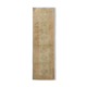 Tapis crème faite main vintage 78x246cm