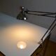 Articulated architect lamp with vintage clip, 90s, chrome metal