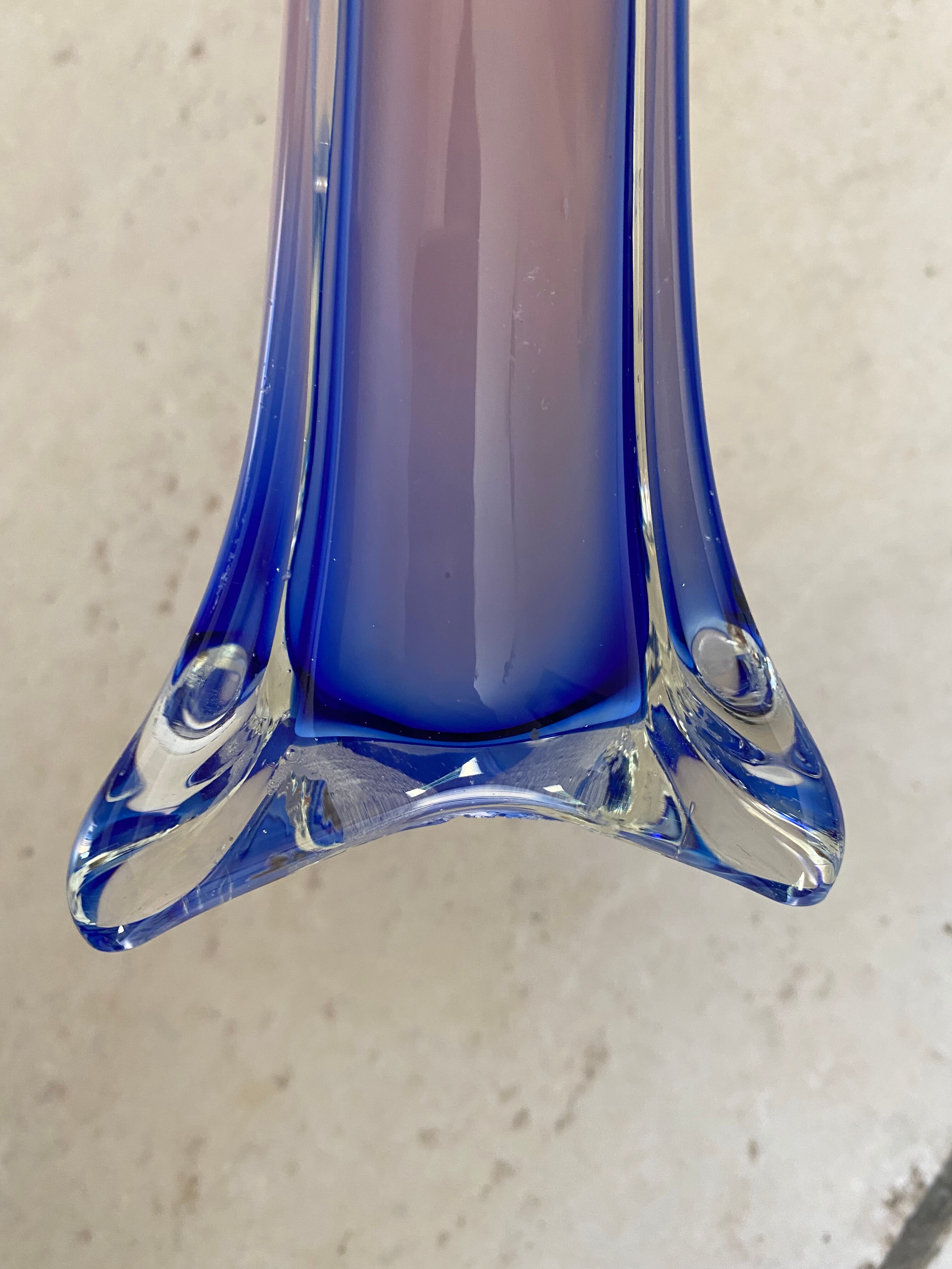 Vintage opalescent callas vase