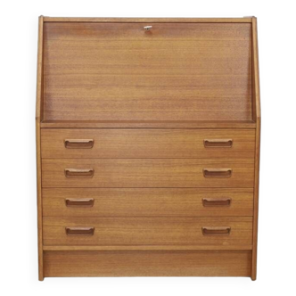 Bureau Secrétaire danois en teck, années 1960