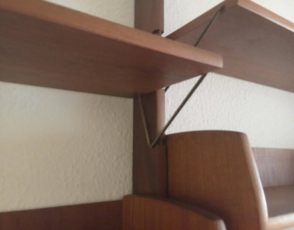 Mid-Century Modular Wall Unit Ergo in teak by John Texmon and Einar Blindheim for Blindheim Möbelfabrikk, 1960s.