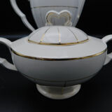 Céranord pourer, creamer and sugar bowl