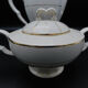 Verseuse, crémier et sucrier Céranord en porcelaine