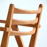 Vintage compass leg chair from the 1950s