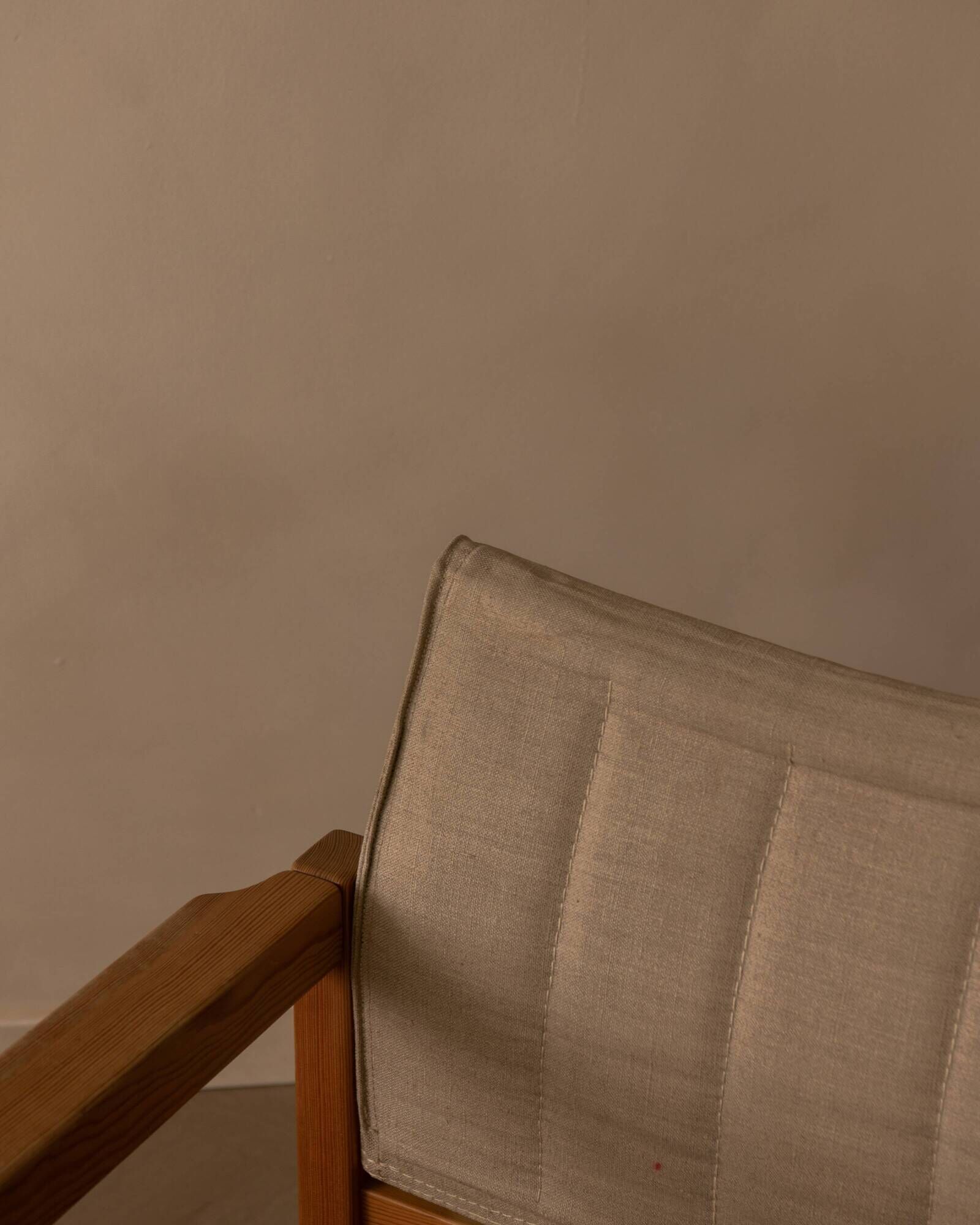Diana safari chair by Karin Mobring for IKEA · pine and canvas