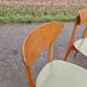 Lot de 5 chaises vintage style scandinave