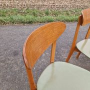 Set of 5 vintage Scandinavian style chairs