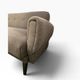 Vintage armchair/sofa/lounge in taupe colour with a stain.