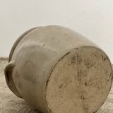 Glazed stoneware pot with ears