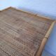 Pair of wicker and bamboo desks, Dal Vera, vintage