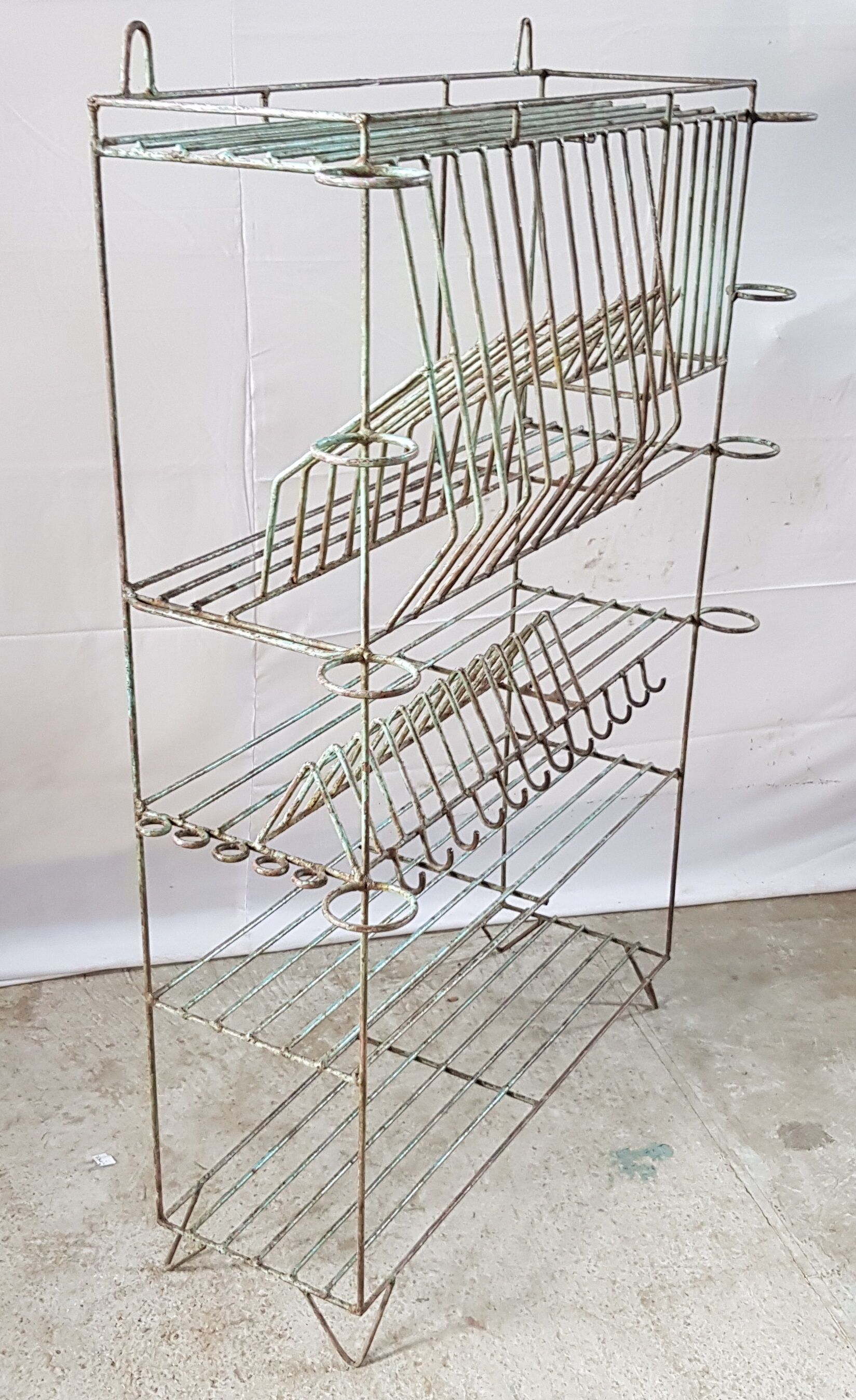 Antique metal sideboard