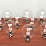 Vintage German Space Age replacement or spare glass piece for lamp by Motoko Ishii for Staff, 1970s.