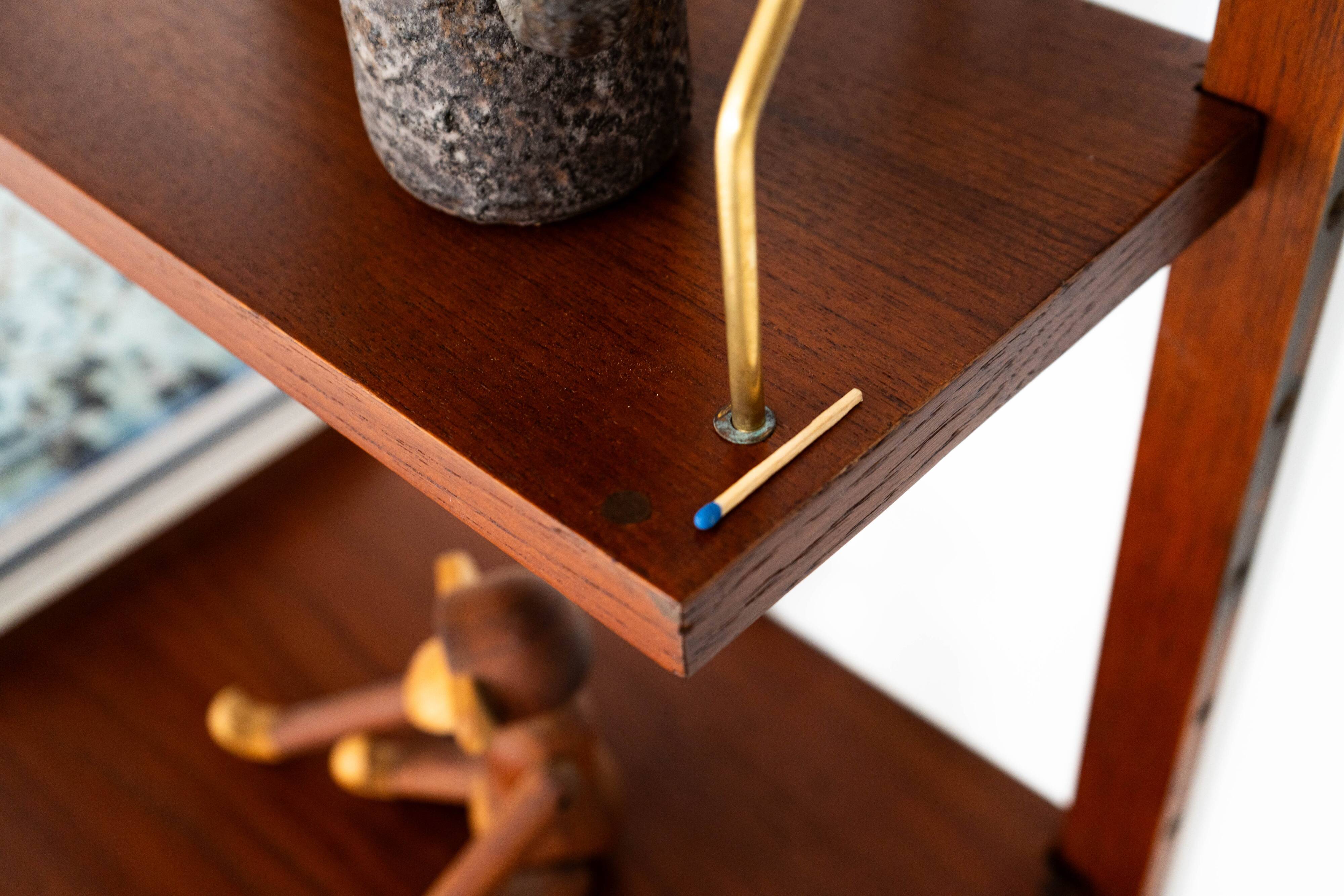 Teak modular shelving unit, Danish design, 1960s, made in Denmark