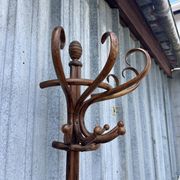 Coat rack umbrella stand curved wood