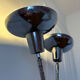 Design floor lamp with 2 flexible arms - vintage