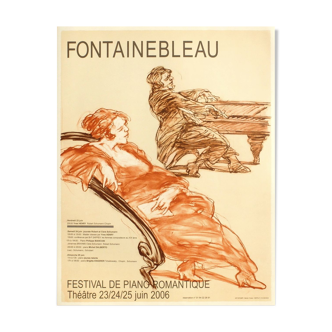 Affiche festival piano romantique Claude Weisbuch