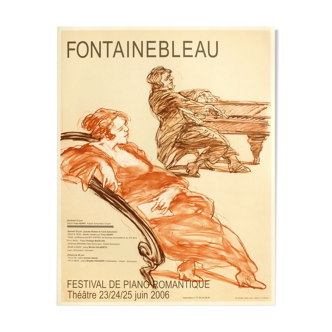 Claude Weisbuch, romantic piano festival poster
