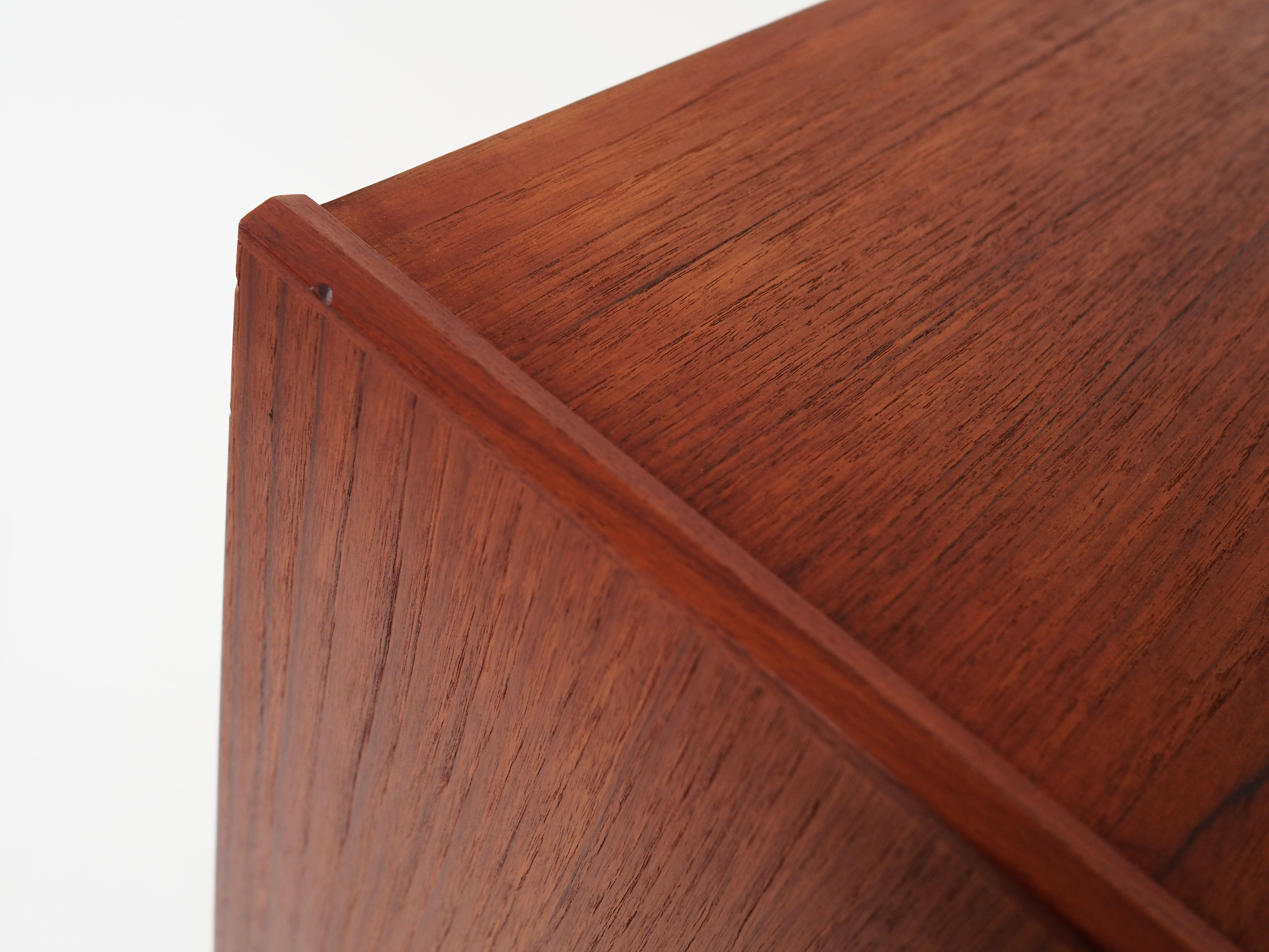 Teak highboard Danish design 1980s