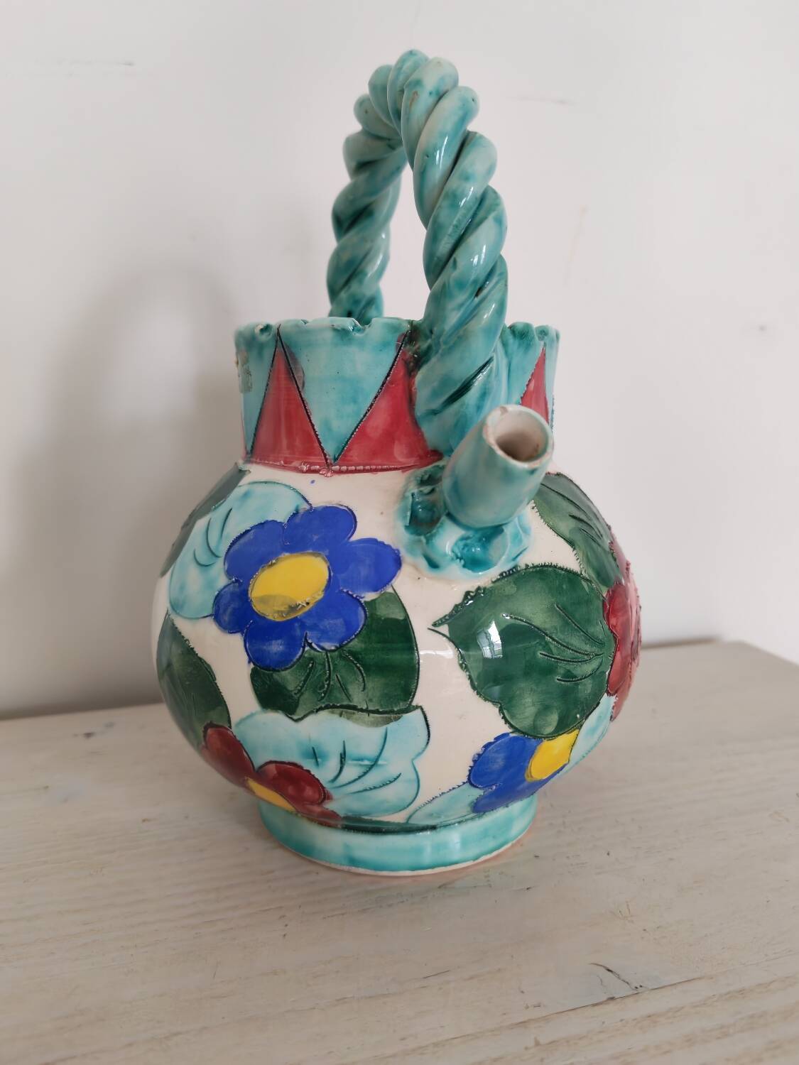 Ceramic carafe Longwy